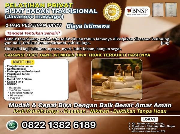 Pijat Badan Tradisional